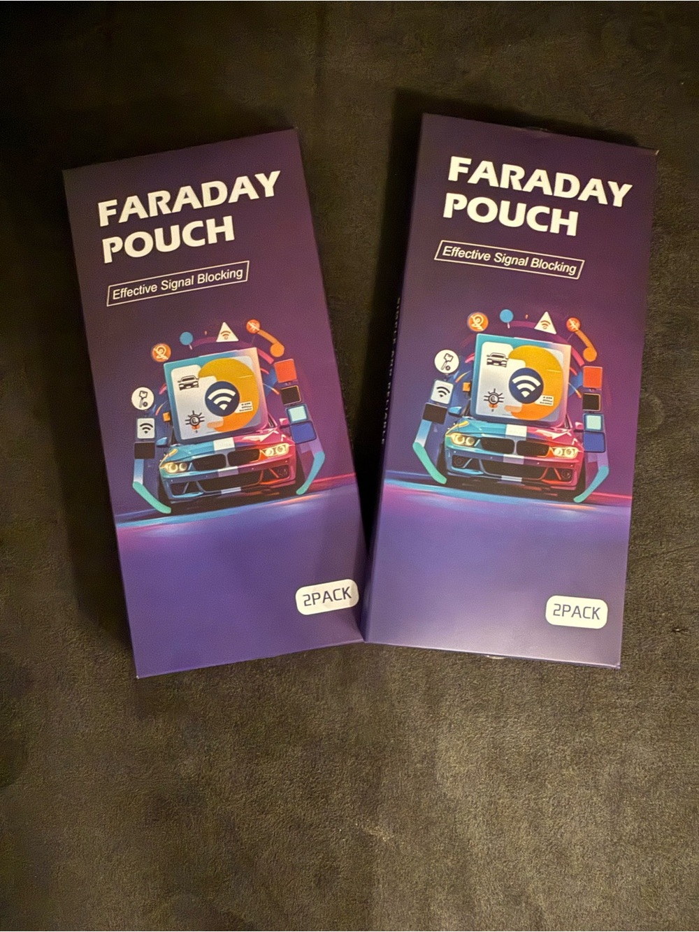 ** NEW & UNOPENED ** Faraday Security Bag for Keyless Vehicles (x2 2 packs)